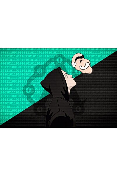 OEM Poster Rami Malek Mr Robot Minimal 4k, 61x90 cm, poster5885
