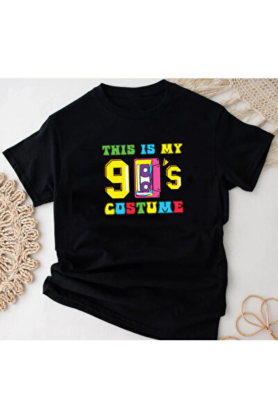 SUNFREE 80's Retro Trend Mix Printed Oversized Basic Unisex Cotton Short Slee...