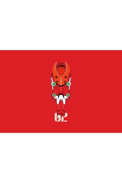 OEM Αφίσα Neon Genesis Evan Gelion Eva Unit 02, 61x90 εκ., poster7197