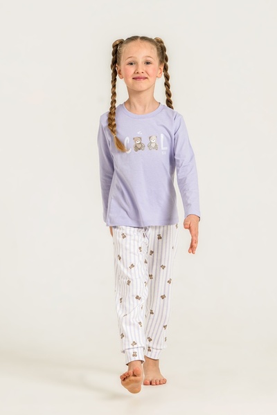 Rolypoly 100% Cotton Long Sleeve Girls' Pajama Set