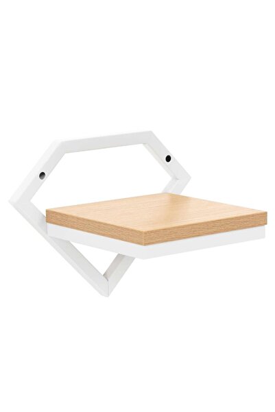 SERSIMO Suport de perete pentru ghiveci, raft din MDF, structură metalică, ca...