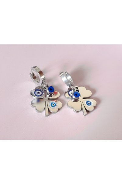 Anatolia Money, Protection Number Sequence Steel Earrings