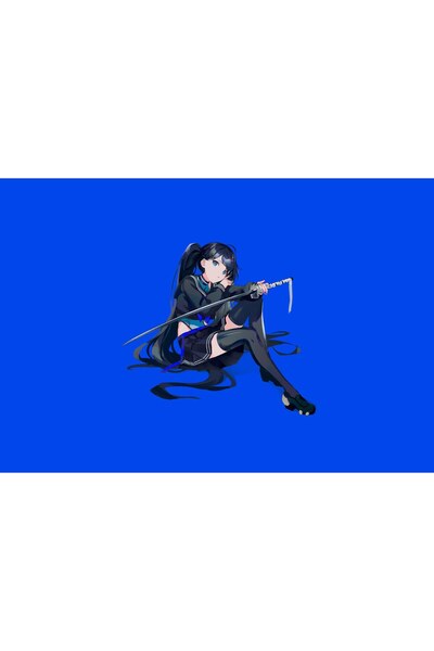 OEM Poster Blue Archive Katana Minimal 5k, 61x90 cm, poster8376