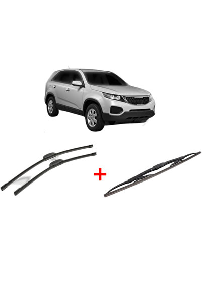 Bosch Set de 3 ștergătoare pentru KIA SORENTO II SUV Van (XM) 2009-2015, parb...