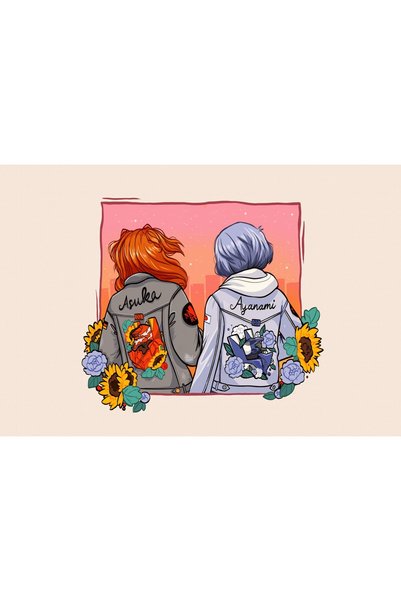 OEM Poster Asuka și Aynami Rei, 61x90 cm, poster7809