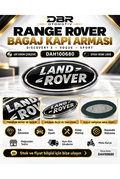 Range Rover - Land Rover Bagaj Kapı Arması