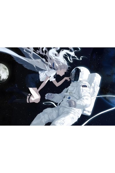 OEM Poster Anime Angel Girl In Space, 61x90 cm, poster7437