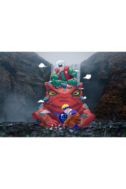 OEM Poster Naruto Jiraiya And The Magic Frog, 61x90 cm, poster8862