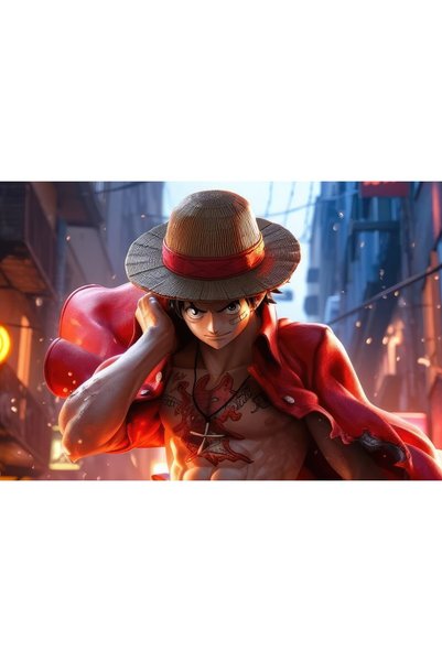 OEM Αφίσα One Piece Monkey D Luffy 4k, 61x90 εκ., poster7340