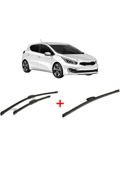 Bosch Σετ 3 υαλοκαθαριστήρων για KIA CEED (CD) 2018 - 2020, για παρμπρίζ και ...