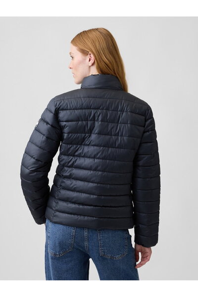 GAP V-Frch Logo Lw Puffer Jkt Women's Black Coat 910106000