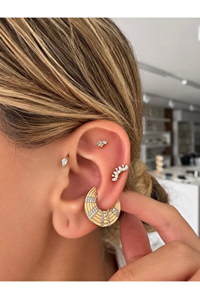 Vi store Çelik Zoe Earcuff
