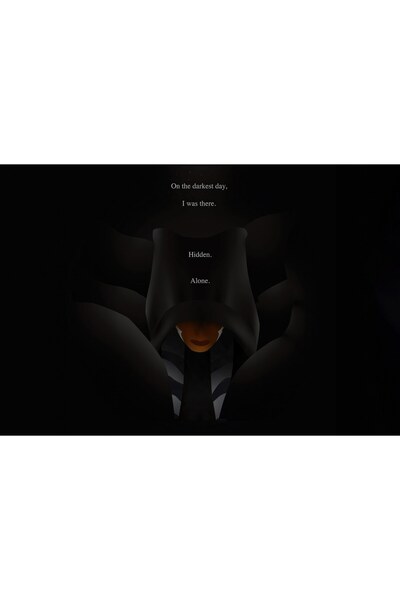 OEM Poster Ahsoka Dark Minimal, 61x90 cm, poster7508
