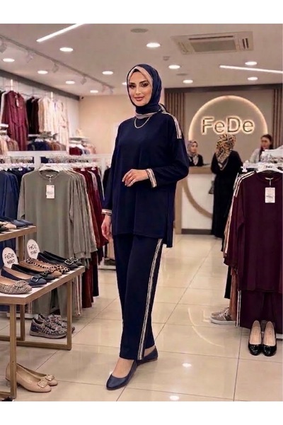 1. Sınf Premium Kumaş Alt Üst Takım Lacivett Ekru