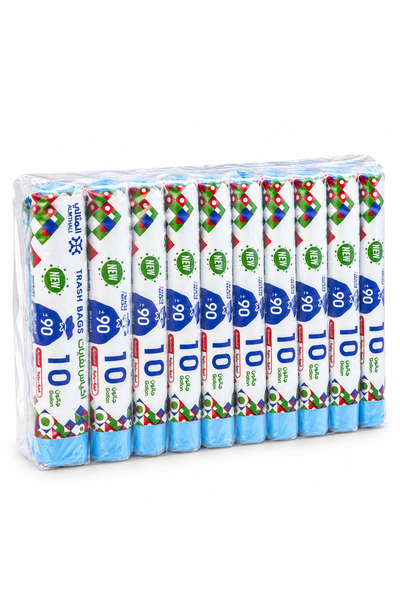 Generic Brand Ideal Waste Bags 10 Gallon - 900 Bags, 10 Rolls X 90 Bags