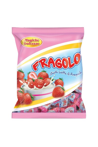 Finazzi Set 2 x Caramele cu Crema de Lapte si Capsuni, Finazzi, 250 g