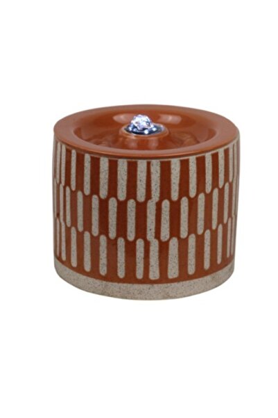 Generic Striped Ceramic Desk Fountain