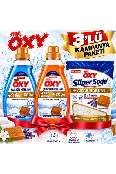 Oxy ARAPSABUNU KATKILI SET VE SODA MATİK