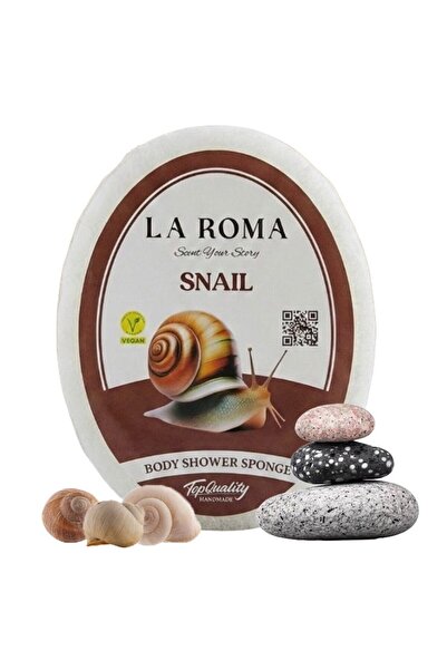 La Roma Scent Your Story Burete de baie exfoliant La Roma Snail, cu săpun veg...