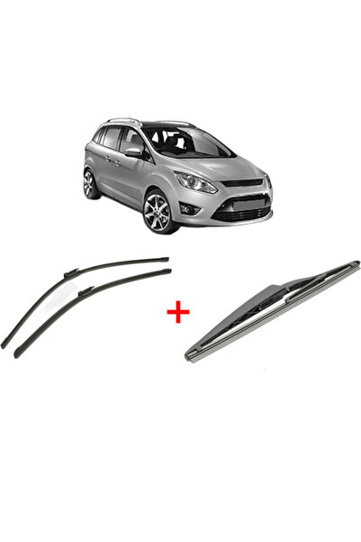 Bosch Set of 3 wipers FORD C-MAX II (DXA/CB7, DXA/CEU) 2010-2019, for windshi...