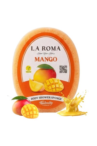 La Roma Scent Your Story Burete de baie exfoliant La Roma Mango, cu săpun veg...