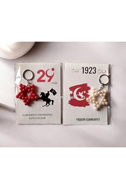 29 ekim cumhuriyet bayramı hediye anahtarlık 10 adet