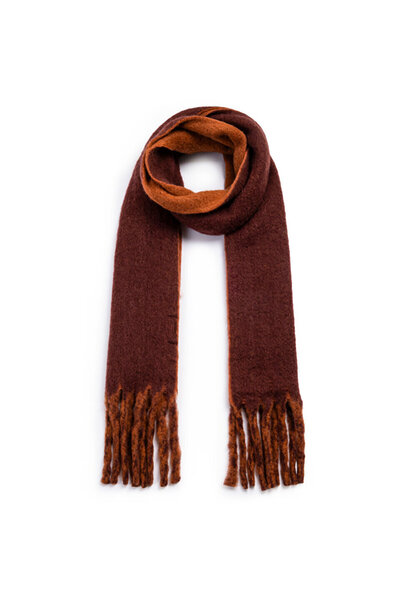 Twist PELÜŞ DOKULU PATCH'Lİ ATKI
