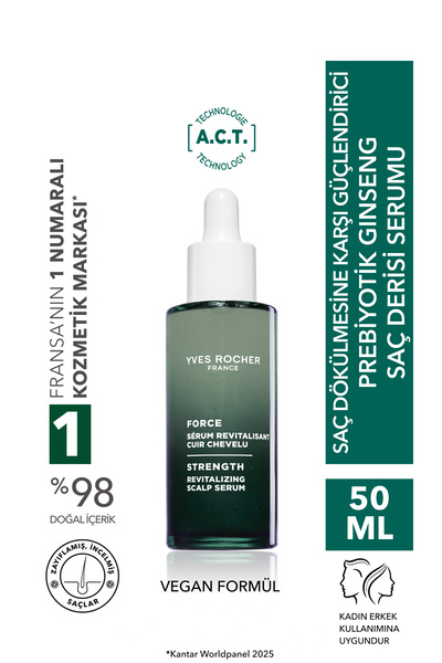 Yves Rocher Güçlendirici Prebiyotik Ginseng Serum - Saç Dökülmesine Karşı / A...