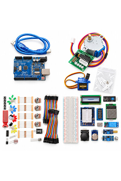 Arduino Uno R3 Başlangıç Seti – Malzeme Kutulu