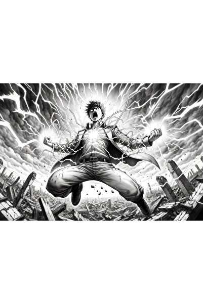OEM Poster Eren Jaeger din Attack on Titan, 61x90 cm, poster8938