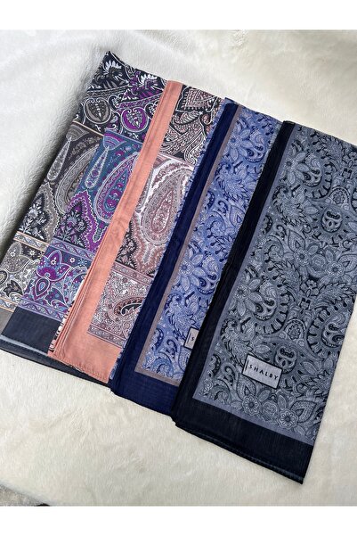shalby Hijab Patterned Soft Shawl Set of 5 Mixed Patterns