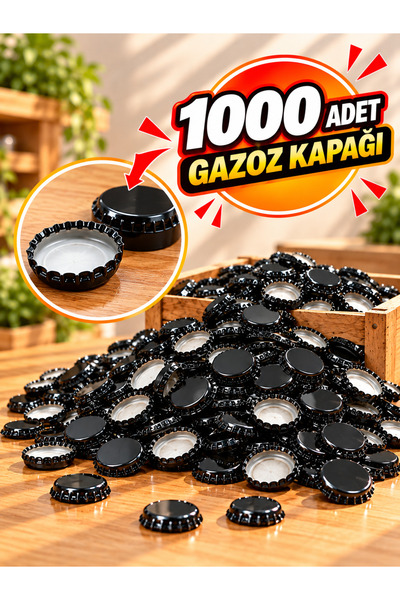 Morpanya 1000 Adet Gazoz Kapağı