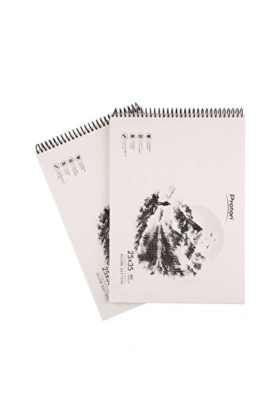 Proton Spiral Picture Notebook 25X35 40 Sheets Set of 2