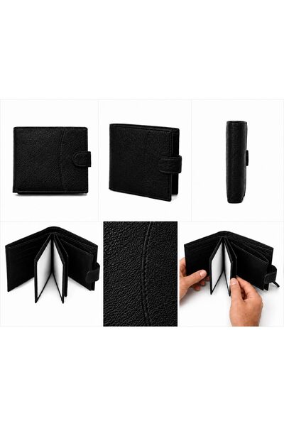 OEM Portofel din imitatie de piele pentru barbati, compartimente multiple, in...