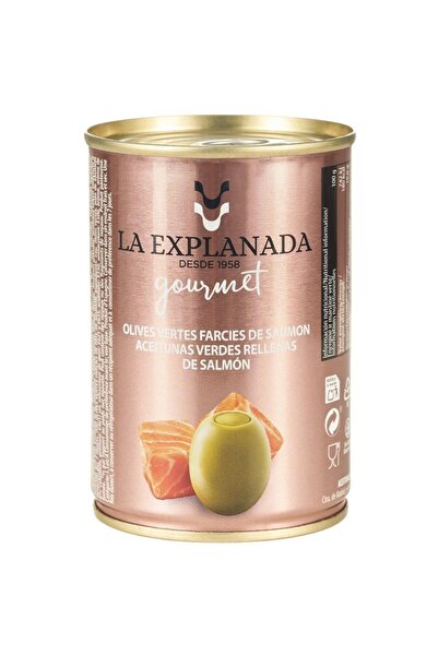 La Explanada Set 2 x Masline Verzi Umplute cu Somon, Manzanilla, 280 g