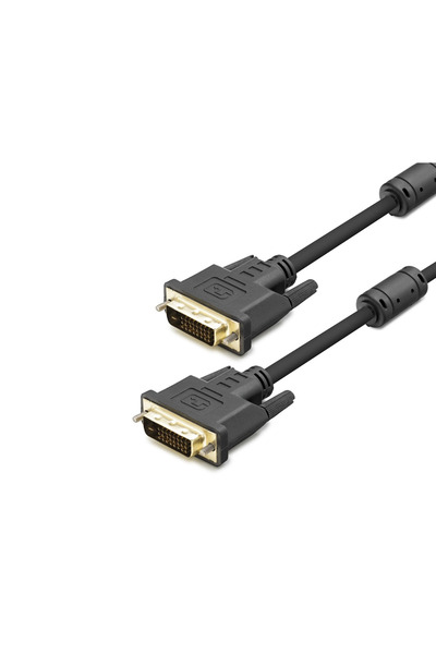 MEKs كابل Dvi-D 24+1 عالي الأداء بطول 1.8 متر أسود