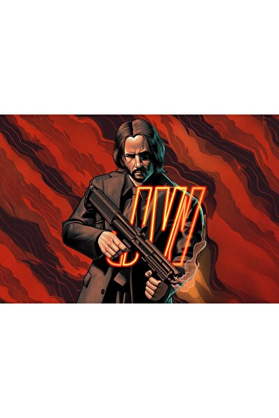 OEM Постер Джон Уик Хаос със стил, 61x90 см, poster8978