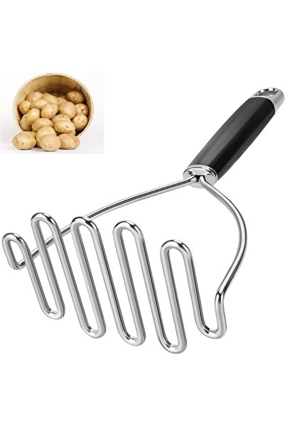Yelajoy 10.24 Inch Stainless Steel Potato Masher Heavy Duty Wire