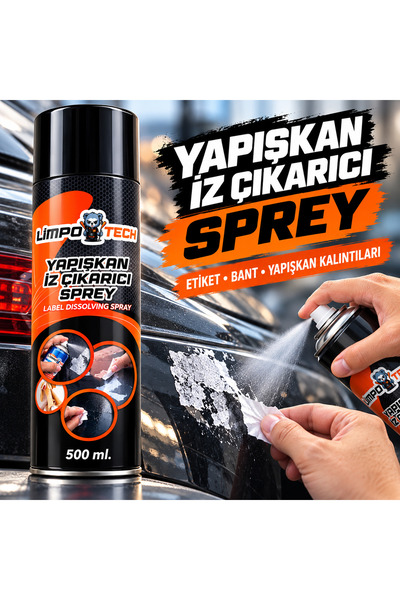 cabbaroğlu ticaret Yapışkan İz Çıkarıcı Sprey 500 ml – Etiket, Bant ve Yapışk...