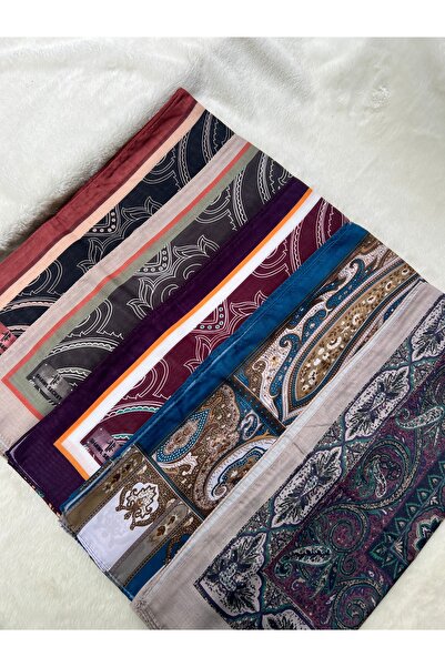 shalby Tesettür Desenli Soft Şal 5 li Set Karışık Desenler