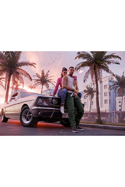 OEM Poster Gta 6 2025 Game, 61x90 cm, poster9039