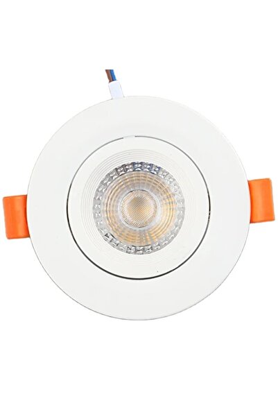Ramax Spot LED încastrat în tavan de 7W, reglabil, alb, rotund, din ABS, 620l...
