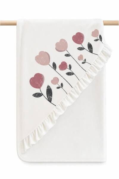 BabyCosy Baby Girl Blanket Ecru Csy3095