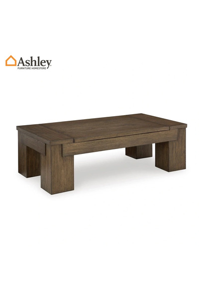 Ashley Industry Furniture طقم طاولة قهوة روبين 3 قطع بني