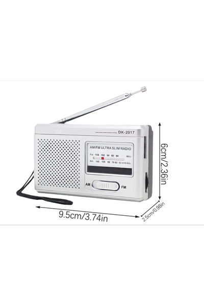 zerzembe FM Radyo Kompakt Cihaz Vintage AM FM Radyo | Yürüyüş, Seyahat, Kamp ve Ev İçin Kompakt Çok Fonksiyonlu Vintage Cihaz