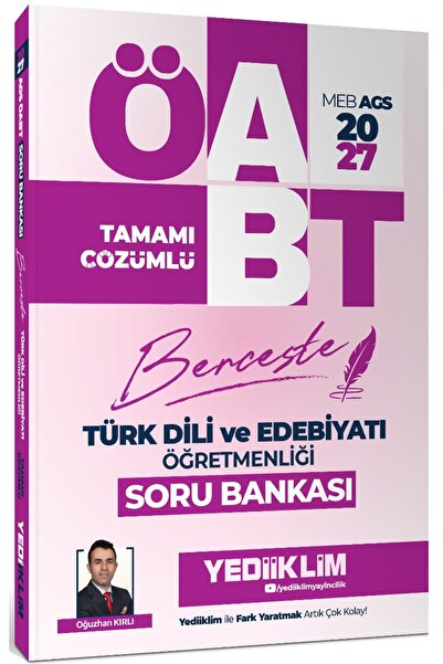 Yediiklim Yayınları 2027 MEB AGS ÖABT Türk Dili Ve Edebiyatı Öğretmenliği Ber...