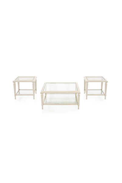 Midas Furniture CASAVISTA COFFEE TABLE SET 3PCS SILVER