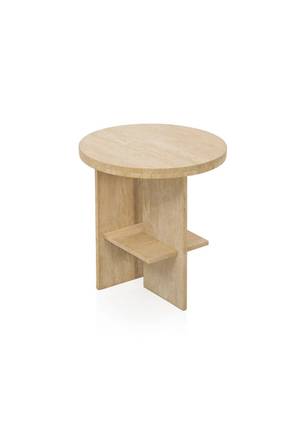 Midas Furniture PERAA END TABLE BEIGE