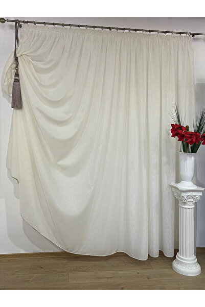 Liz Line Simple veil curtain, white or ivory color, "Basic" collection by Liz...