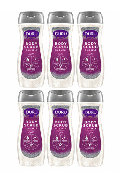 Duru Body scrub crystal shower gel 6x450 ml